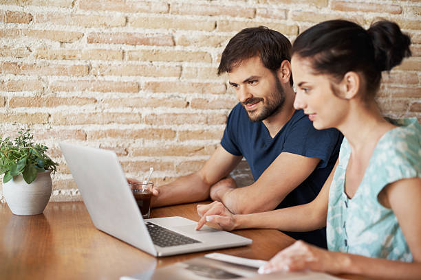 istock Enjoying some social media together 477714455