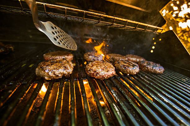 istock golden summer day burger BBQ 477715990