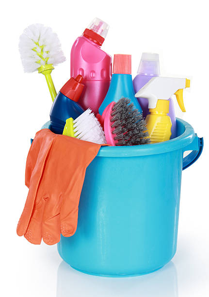 istock Cleaning items in bucket 477717364