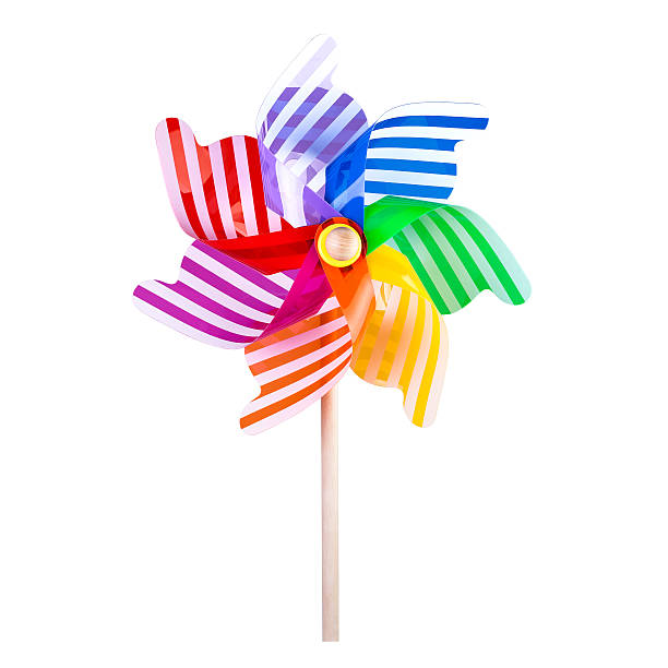 istock Colorful pinwheel isolated on white background, space for copy 477717562