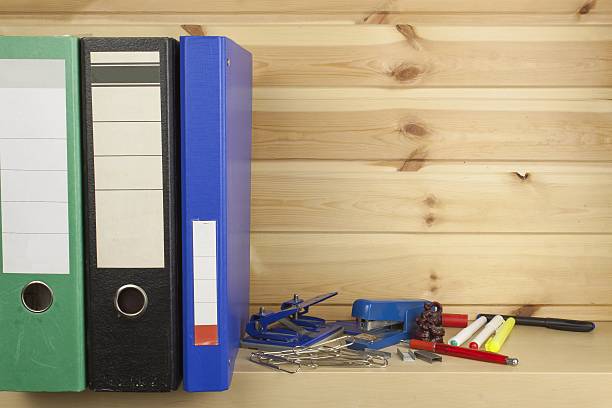 istock Folders, staplers and hole punches 477717590