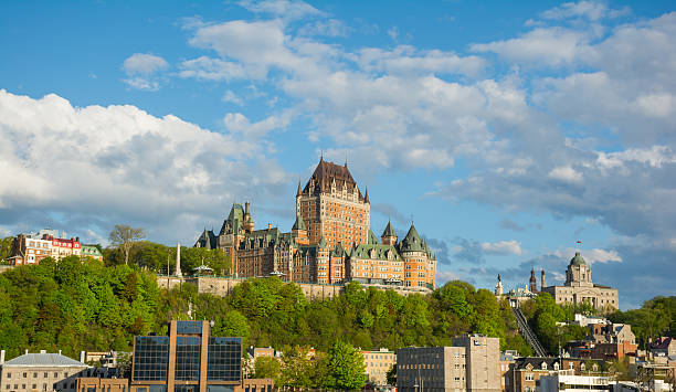 istock Skyline of Quebec city, Canada including Chateau Frontenac 477717832