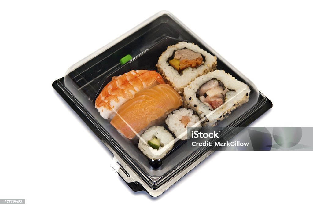 Sushi-Auswahl - Lizenzfrei Schachtel Stock-Foto