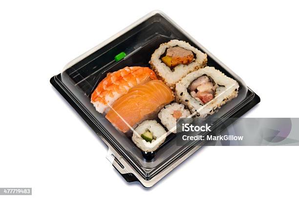 Sushiauswahl Stockfoto und mehr Bilder von Schachtel - Schachtel, Sushi, Paket