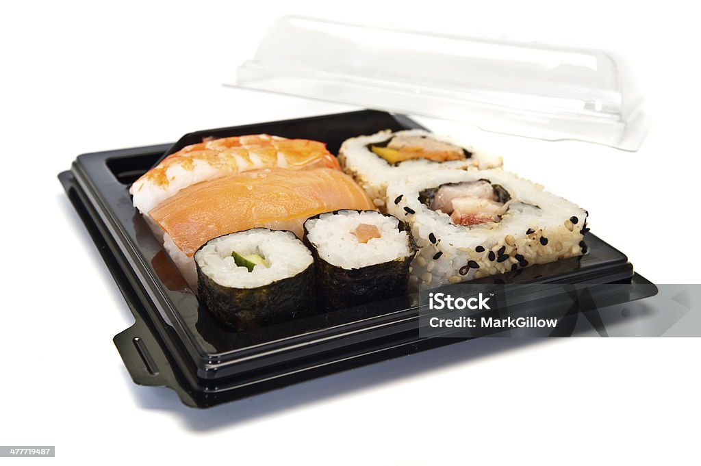 Mix di sushi - Foto stock royalty-free di Plastica