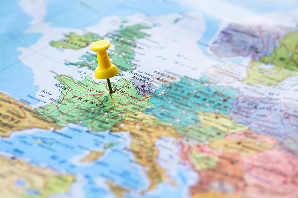 istock pin on the map of Europe 477720400