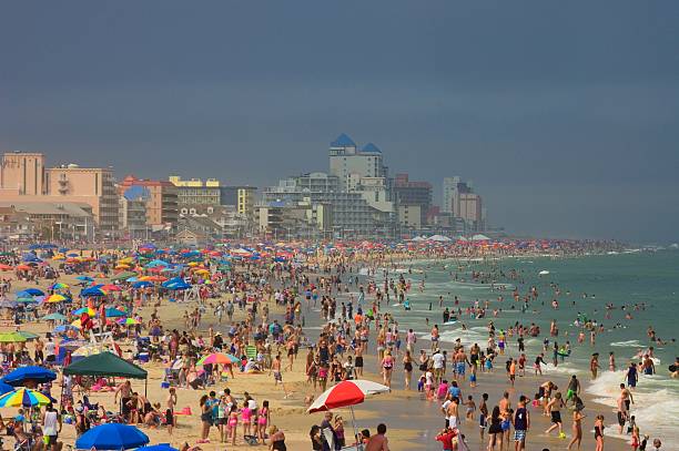 istock Storm Clouds Roll In On Ocean City Beach 477721184