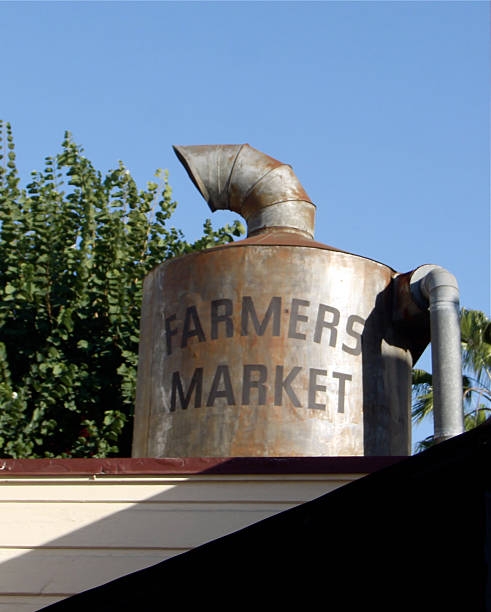 istock Sign For A Farmers Market 477721297
