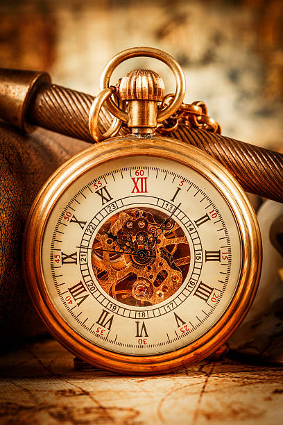 istock Vintage pocket watch 477722519