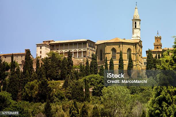 Pienza - Fotografie stock e altre immagini di Alba - Crepuscolo - Alba - Crepuscolo, Ambientazione esterna, Ambientazione tranquilla