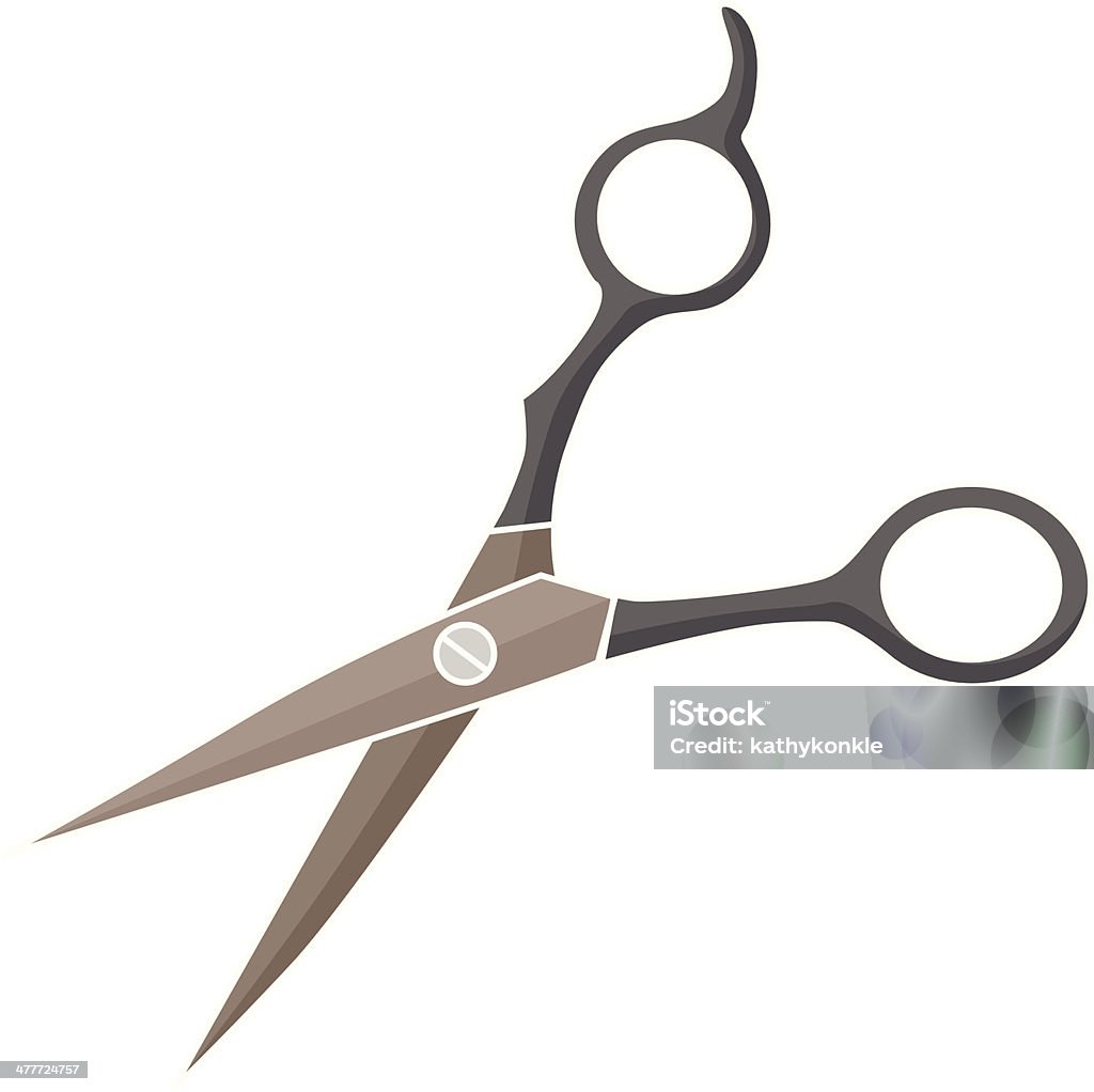 Hair Cutting Scissors Stock Illustration - Download Image Now - Haircutting  Scissors, Hair Salon, Scissors - iStock
