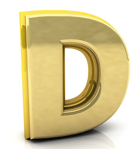 istock 3d rendering of the letter d 477726299