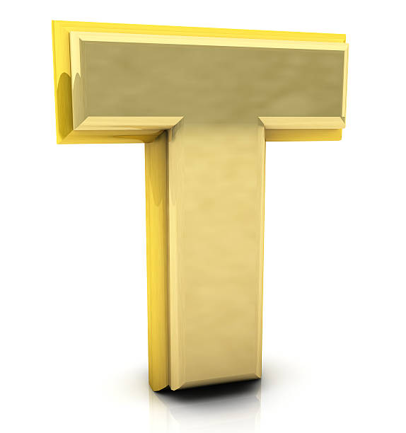 istock 3d rendering of the letter  t 477727649