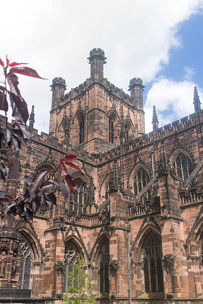 честерский собор - chester england church cathedral tower стоковые фото и изображения