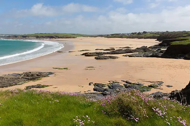 Photo of Harlyn Bay North Cornwall England UK near Padstow and Newquay