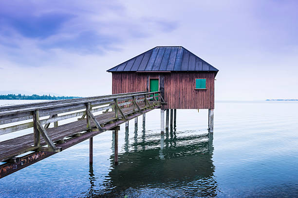 istock Old beach house at Lake Constance (Bodensee) horizontal. 477732930