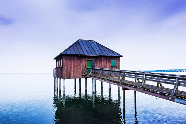 istock Old beach house at Lake Constance (Bodensee). 477732932