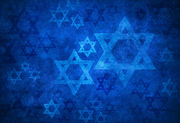 mur de la texture avec david stars - judaism photos et images de collection