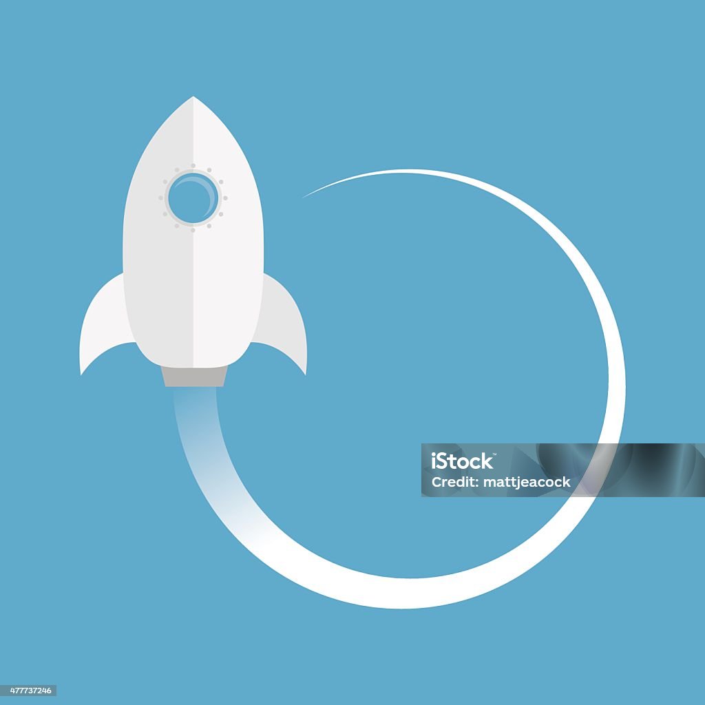 Rocket Blast Off Vector R Rocket Blast Off Stock Illustration - Download Image Now - 2015 ...