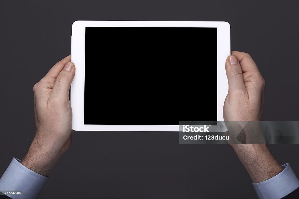 Digital Tablet White digital tablet Blank Stock Photo