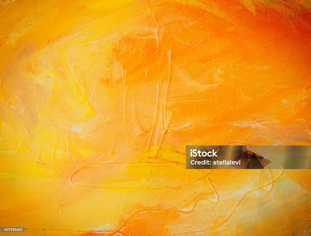 Sfondo astratto giallo acrilico - Illustrazione stock royalty-free di Arancione