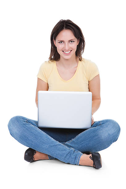 istock Happy Young Woman Using Laptop 477738040