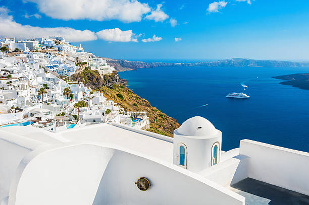 istock White architecture on Santorini island, Greece 477738398