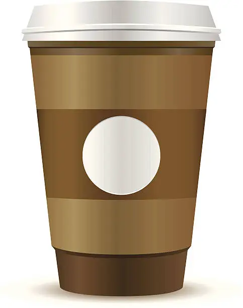 Vector illustration of Coffee cup - VECTOR