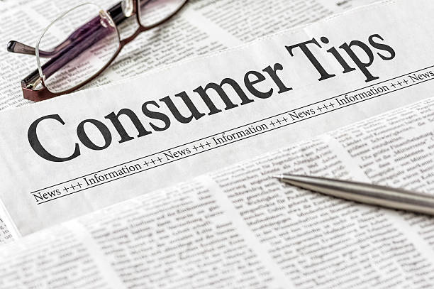 istock Newspaper with the headline Consumer Tips 477742312
