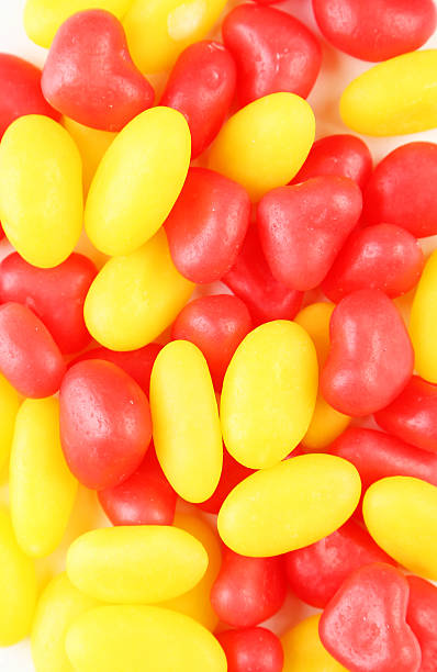 istock Heart candies on white background 477742350