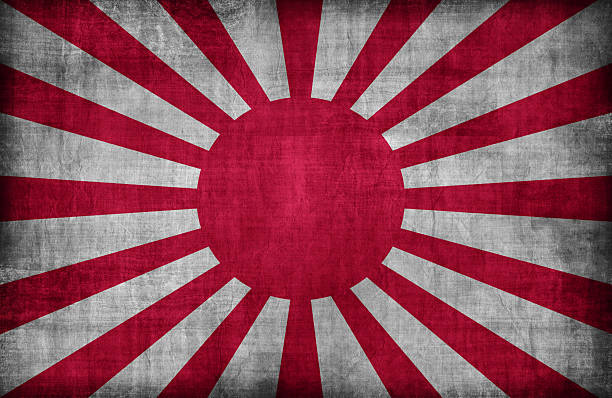 istock Imperial Japanes Army flag pattern ,retro vintage style 477742388