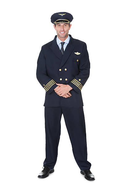 istock Portrait of confident pilot 477743088
