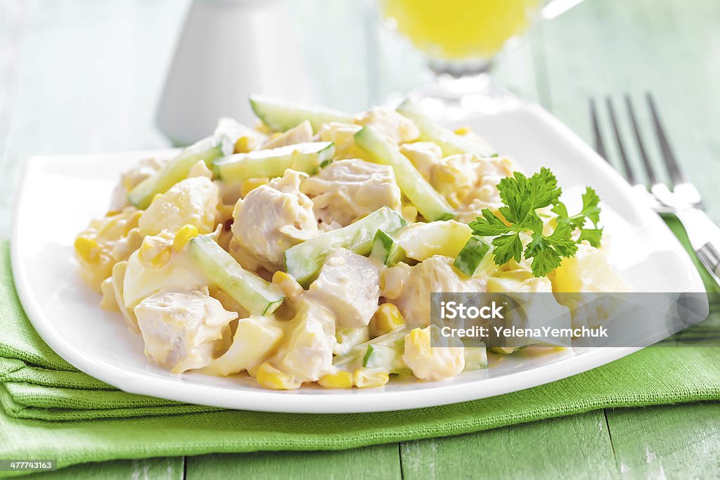 Chicken salad Animal Egg Stock Photo