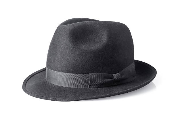 istock black male felt hat isolated on white background 477748333