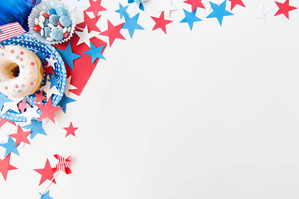 istock donut with candies and stars on independence day 477749704
