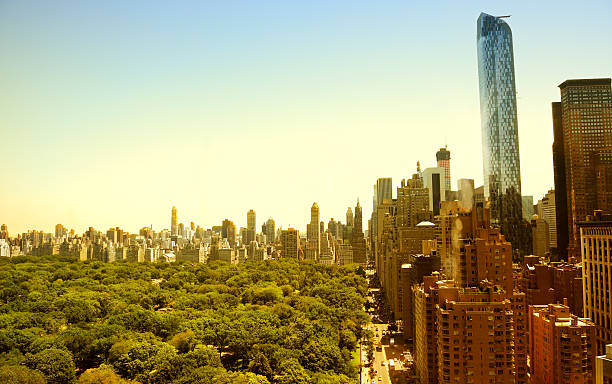 istock Skyline and Central Park, NYC. Aerial View 477750550