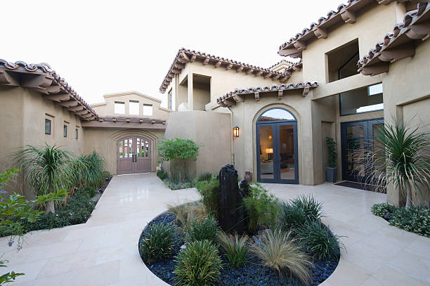istock Cactus Garden And Courtyard Of Home 477754347
