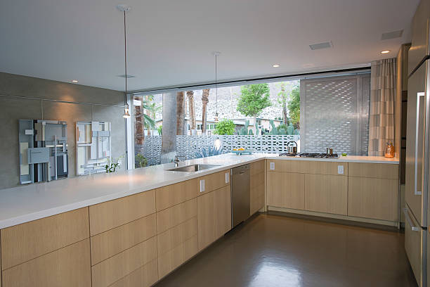 istock Kitchen Furnished In Light Wood 477754457