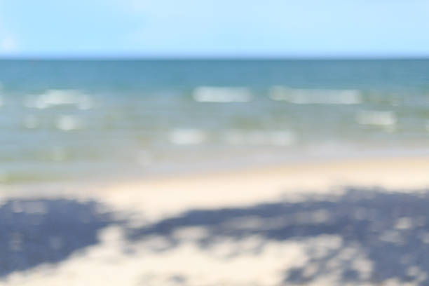 istock Sandy beach and sea blur background 477754528