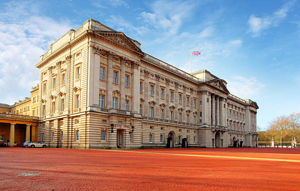 버킹엄 궁전, 런던 - palace buckingham palace london england famous place 뉴스 사진 이미지