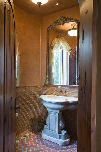 istock Stone Washstand In Bathroom 477756531