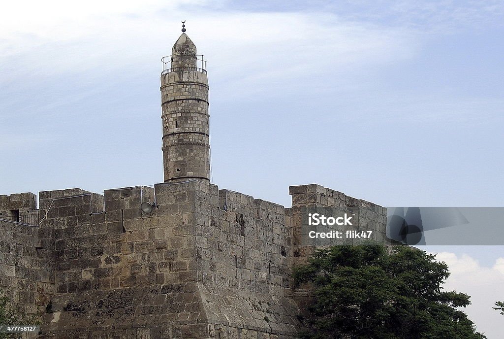 Torre de David.  La antigua ciudad de Jerusalén, Israel. - Foto de stock de Aguja - Chapitel libre de derechos