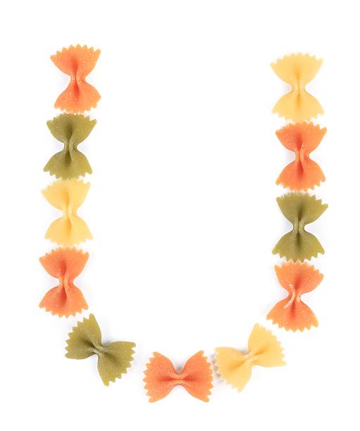 istock Letter U from the colorful pasta. 477758289