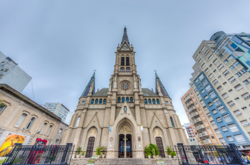 St. Peter and St. Cecilia (San Pedro y Santa Cecilia) Cathedral in the coastal city of Mar del Plata in Buenos Aires province, Argentina