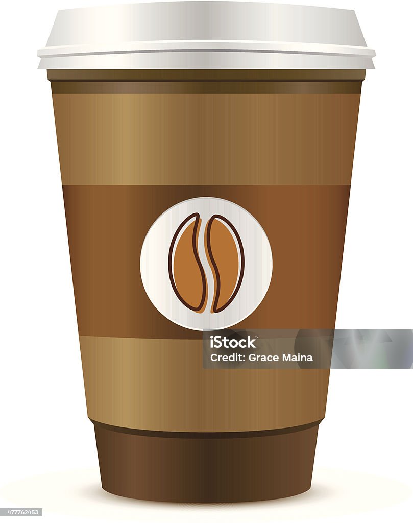 Tasse de café-Illustration - clipart vectoriel de Aliments et boissons libre de droits