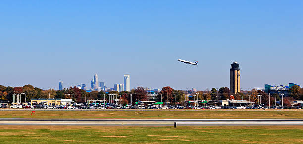 Charlotte Airport stock photo