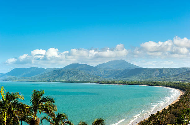 Port Douglas Beach on a sunny spring day Port Douglas Beach on a sunny spring day port douglas photos stock pictures, royalty-free photos & images