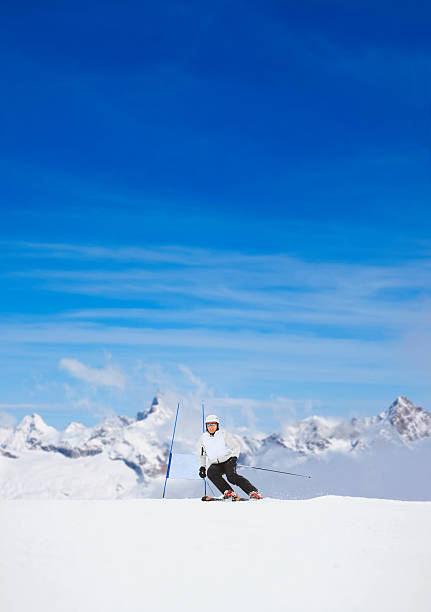 istock Giant slalom race - Snow Skiing 477762865