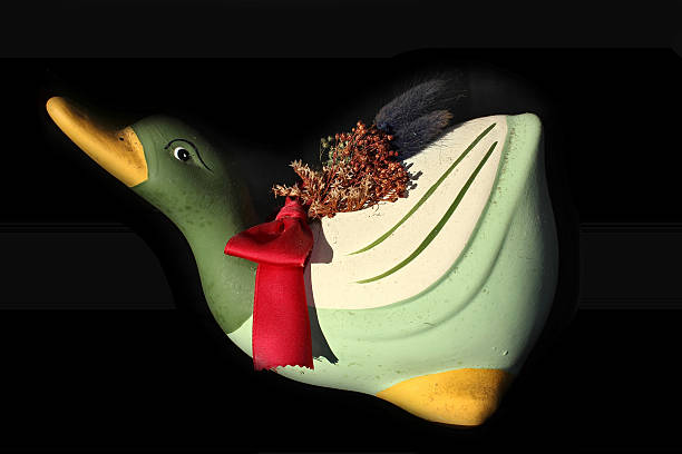 clay figure shaped like a duck