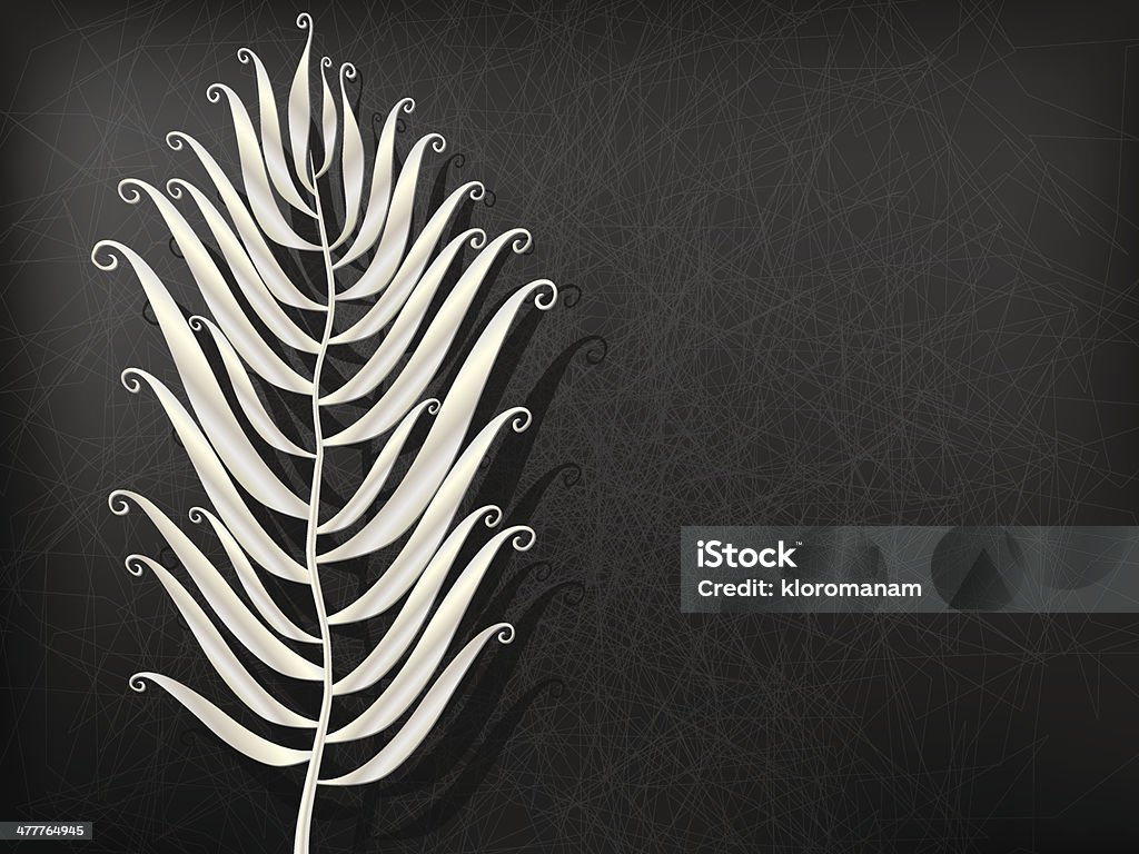 Абстрактный металлический перьями - Векторная графика Загон для животных роялти-фри